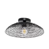 Image de Lindby Plafonnier Thorian à intensité variable (Moderne) en Noir Métal e. a. pour Salon & Salle manger (1 lampe,à E27), Luminaire Lampe Plafond Eclerage Eclairage Interieur