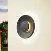 Image de Applique d'extérieur LED Lucande Kayana, noir, aluminium, 24 cm