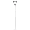 Image de Lucande LED Lampadaire extérieur Filor (Moderne) en Noir Aluminium (1 lampe,à), Candélabre luminaire d’extérieur
