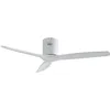 Image de Lucande Ventilateur de plafond Vindur (Moderne) en Blanc Métal e. a. pour Salon & Salle à manger,