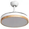 Image de Lindby LED Ventilateur de plafond avec lampe Oras (Moderne) en Blanc Métal e. a. pour Salon & Salle à manger (1 lampe,à),