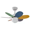 Image de Lindby Ventilateur de plafond avec lampe Litur (Moderne) en Blanc Métal e. a. pour Chambre d'enfant (1 lampe,à E27),