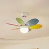 Image de Ventilateur de plafond Lindby avec éclairage Litur, silencieux, Ø 77 cm, E27