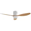 Image de Lucande LED Ventilateur de plafond avec lampe Kayu (Moderne) en Marron e. a. pour Salon & Salle à manger (1 lampe,à),