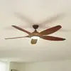 Image de Lucande Ventilateur de plafond LED Omendo, noir, DC, silencieux, CCT