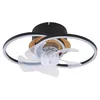 Image de Lindby LED Ventilateur de plafond avec lampe Lomana à intensité variable (Moderne) en Noir Aluminium e. a. pour Salon & Salle manger (1 lampe,à),