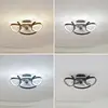 Image de Lindby Ventilateur de plafond LED Lomata, noir, silencieux, Ø 23 cm
