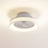 Image de Lindby Ventilateur de plafond LED Mace, blanc, silencieux, CCT