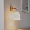 Image de Envostar Risco applique à 1 lampe, tissu blanc