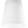 Image de Envostar Risco plafonnier à 1 lampe tissu blanc