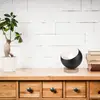 Image de Envostar Arvid lampe à poser bois, abat-jour noir
