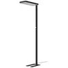 Image de Arcchio LED Lampadaire Timon à intensité variable (Moderne) en Noir Aluminium e. a. pour Bureau (à 2 lampes,), lampadaire éclairage indirect lampe salon