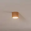 Image de Envostar Ernest Downlight GX53 en bois, rond