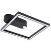 Image de Lindby LED Plafonnier Yulla (Moderne) en Noir Aluminium e. a. pour Couloir (1 lampe,à), à capteur plafonnier lampe