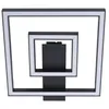 Image de Lindby LED Plafonnier Madamo (Moderne) en Noir Aluminium e. a. pour Salon & Salle à manger (à 2 lampes,), Eclairage Lampe Luminaire Plafond Eclerage