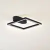 Image de Lindby LED plafonnier Yulla, noir