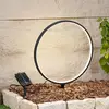 Image de Lindby lampe sur piquet LED solaire Syrene, 45 cm, noir, aluminium