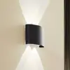 Image de Applique d'extérieur LED Lindby Ithan, à 2 lampes, anthracite, 12 cm