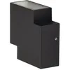 Image de Lindby LED Applique Exterieur Fendir (Moderne) en Noir Aluminium (à 2 lampes,), Murale Luminaire Lampe Jardin Eclairage d’exterieur