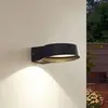 Image de Lindby, applique d'extérieur LED Jesiba, anthracite, aluminium, Ø 16 cm