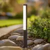 Image de Lucande Borne lumineuse LED Tuberia, anthracite, métal, 80 cm