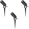 Image de Lindby Luminaire extérieur Thorgal à intensité variable (Moderne) en Noir (à 3 lampes, GU10) Lampe sur piquet