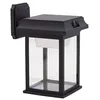 Image de Lindby LED Applique Murale Solaire Latarka (Moderne) en Noir (1 lampe,à), Lampe Borne Lumineuse Exterieur Eclairage Jardin