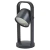 Image de Kalevi - Intensité variable (moderne) en aluminium noir (1 source lumineuse) à partir de Lindby