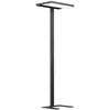 Image de Arcchio LED Lampadaire Aila à intensité variable (Moderne) en Noir Aluminium e. a. pour Bureau (à 2 lampes,), lampadaire éclairage indirect lampe salon