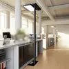 Image de Arcchio Lampadaire de bureau LED Aila, noir, capteur de lumière du jour