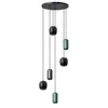Image de Lucande Suspension Narion à intensité variable (Moderne) en Multicolore Métal e. a. pour Salon & Salle manger (à 6 lampes, GU10) Luminaire Lampe Plafond Plafonnier
