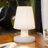 Image de Lindby lampe de table LED rechargeable Jovem, blanc, plastique, RVB