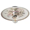Image de Lucande Applique Murale Faelira à intensité variable (Antique, Classic) en Violet/Rose Céramique e. a. pour Salon & Salle manger (1 lampe,à E27) Lampe Eclairage Luminaire