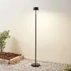 Image de Lindby lampe sur pied LED rechargeable Isason, noir, aluminium, Ø 11 cm