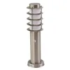 Image de Lindby Luminaire extérieur Hanja à intensité variable (Moderne) en Gris Inox (1 lampe,à E27), borne eclairage exterieur lumineuse luminaire