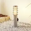 Image de Luminaire pour socle Lindby Hanja, capteur, acier inoxydable, Ø 11,7 cm
