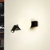 Image de Applique d'extérieur LED Lindby Larcie, 35 cm, à 2 lampes, aluminium, capteur