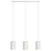 Image de Lindby Suspension Aralena à intensité variable (Moderne) en Blanc Métal e. a. pour Salon & Salle manger (à 3 lampes, E27) Luminaire Lampe Plafond Plafonnier