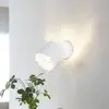 Image de Lindby, applique murale Aralena, blanche, à 1 lampe, métal, Ø 12 cm