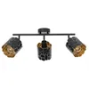 Image de Lindby Plafonnier Aralena à intensité variable (Moderne) en Noir Métal e. a. pour Salon & Salle manger (à 3 lampes, E27) Luminaire Lampe Plafond Eclerage Eclairage