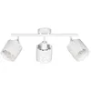 Image de Lindby Plafonnier Aralena à intensité variable (Moderne) en Blanc Métal e. a. pour Salon & Salle manger (à 3 lampes, E27) Luminaire Lampe Plafond Eclerage Eclairage