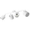 Image de Lindby Plafonnier Aralena à intensité variable (Moderne) en Blanc Métal e. a. pour Salon & Salle manger (à 4 lampes, E27) Luminaire Lampe Plafond Eclerage Eclairage