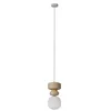 Image de Lucande Suspension Fidelo à intensité variable (Scandinave) en Blanc Céramique e. a. pour Salon & Salle manger (1 lampe,à E14), Luminaire Lampe Plafond Plafonnier