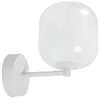 Image de Lucande LED Applique Murale Avelina (Moderne) en Blanc Verre e. a. pour Salon & Salle à manger (1 lampe,à), Lampe Eclairage Luminaire Mural