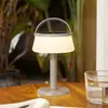 Image de Lindby lampe de table LED Mikkel, beige, intensité variable, 7 cm
