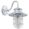 Image de Lindby Applique Exterieur Naleta à intensité variable (Modern, Industriel) en Gris Métal (1 lampe,à E27) Murale Luminaire Lampe Jardin Eclairage