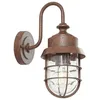 Image de Lindby Applique Exterieur Adalie à intensité variable (Traditionnel) en Marron Métal (1 lampe,à E27), Murale Luminaire Lampe Jardin Eclairage