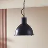 Image de Lindby suspension d'extérieur Luciane, noir, aluminium, Ø 31,8 cm