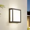 Image de Applique d'extérieur Lindby Sivana, noir, aluminium, 26 cm x 26 cm