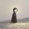 Image de Lindby Spot LED solaire Raide, détecteur, noir, aluminium
